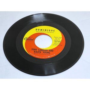 Tony Sandler and Ralph Young Dominique Chicago 45-56328 Pop VG Condition Vinyl